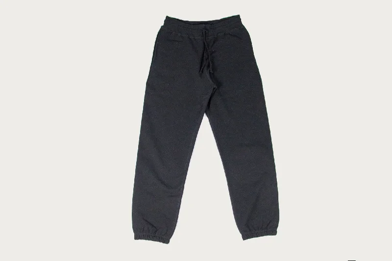 Simple Black Leggings for Everyday Wear-House of Blanks Sweatpant - Black