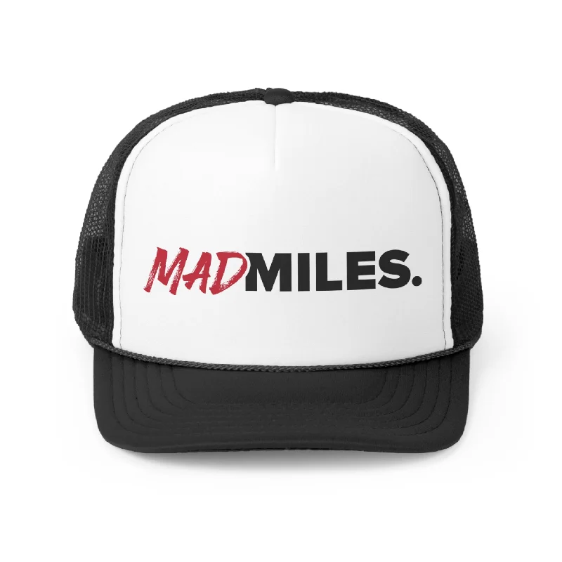 Athletic Sports Cap for Summer Sports-Mad Miles Trucker Caps