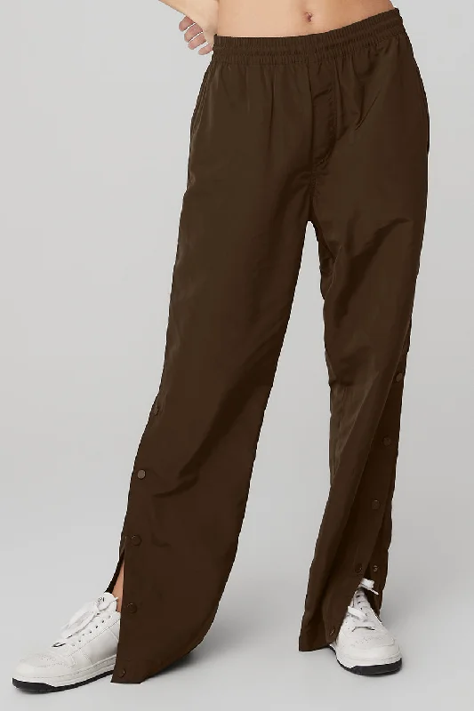 Colorful Printed Trousers for Fun Style-Legend Snap Pant - Espresso