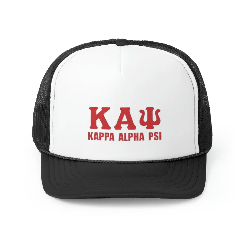 Sporty Golf Hat for Outdoor Recreation-Kappa Alpha Psi Trucker Caps