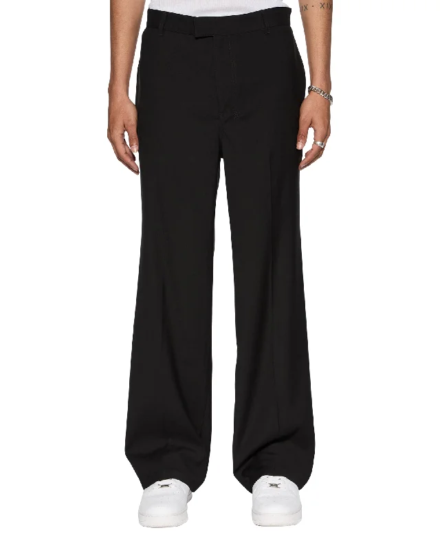 Vintage Bell Bottoms for Retro Vibes-MELROSE SUIT PANT BLACK