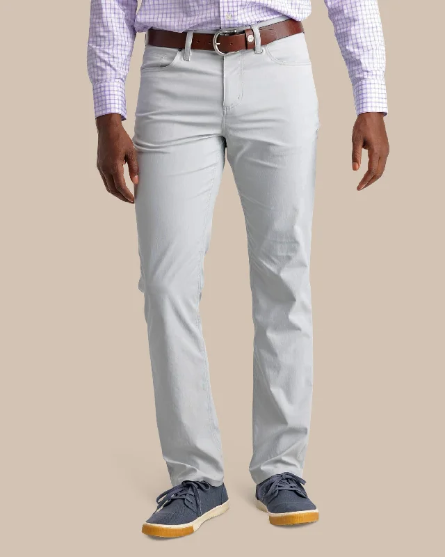 Custom Fit Dress Pants for Tailored Style-Intercoastal Performance Pant - Seagull Grey