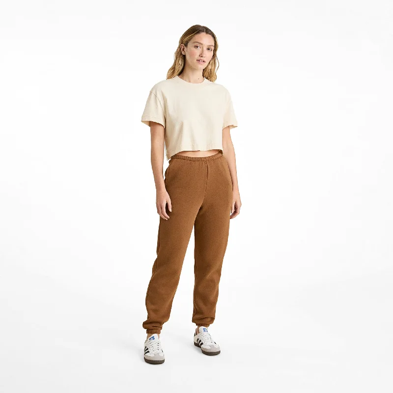 Trendy Cargo Pants for Outdoor Adventures-Classic Sweatpant | Chocolate