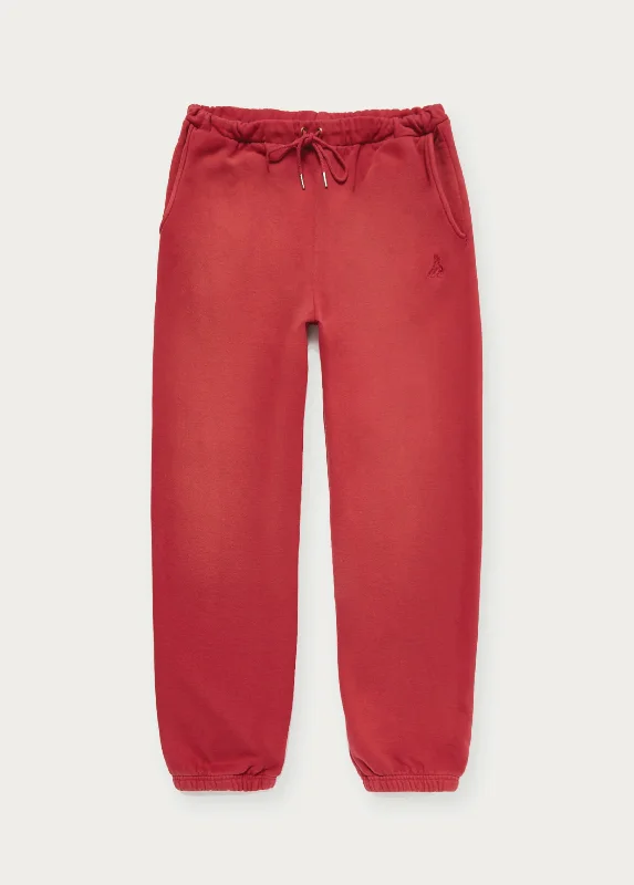 Relaxed Fit Denim for Casual Comfort-Logo Program Sweatpant | Burgundy