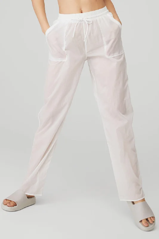 Light Stretch Jeans for Everyday Comfort-Cloud Nine Pant - White