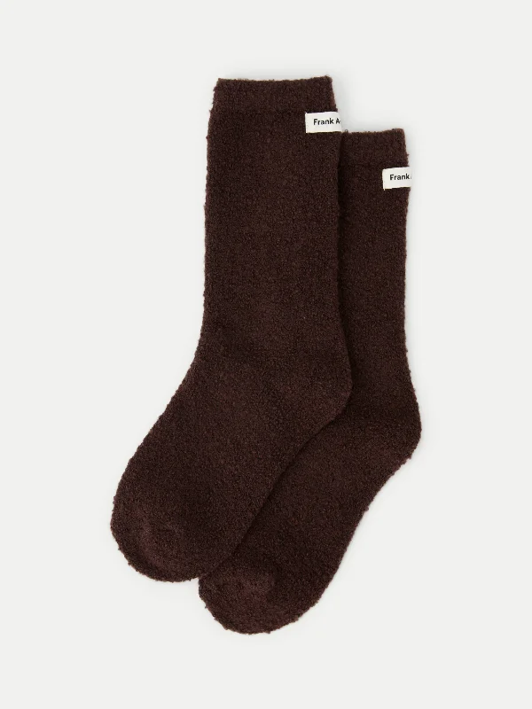 Anti-Slip Socks for Active Lifestyles-The Seawool® Socks in Dark Plum