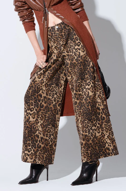 Formal Black Slacks for Business Events-CHEETAH SISTERS PANT