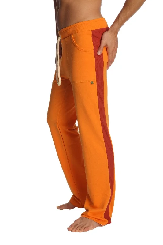 Functional Utility Pants for Outdoor Work-Eco-Track & Yoga Sweat Pant (Orange w/Cinnabar)