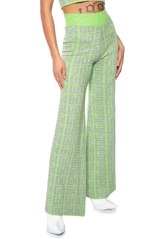 Trendy Culottes for Fashionable Comfort-THERE SHE IS KNIT WIDE LEG HIGH WAIST PANT