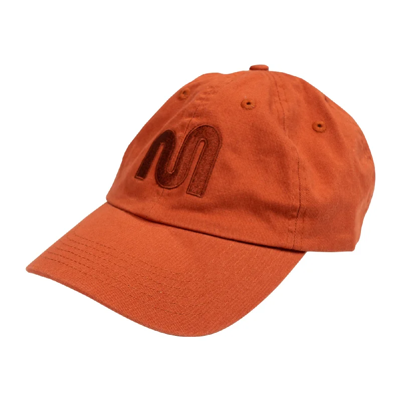 Comfortable Dad Hat for Relaxed Look-Mythical Embroidered Hat (Rust)