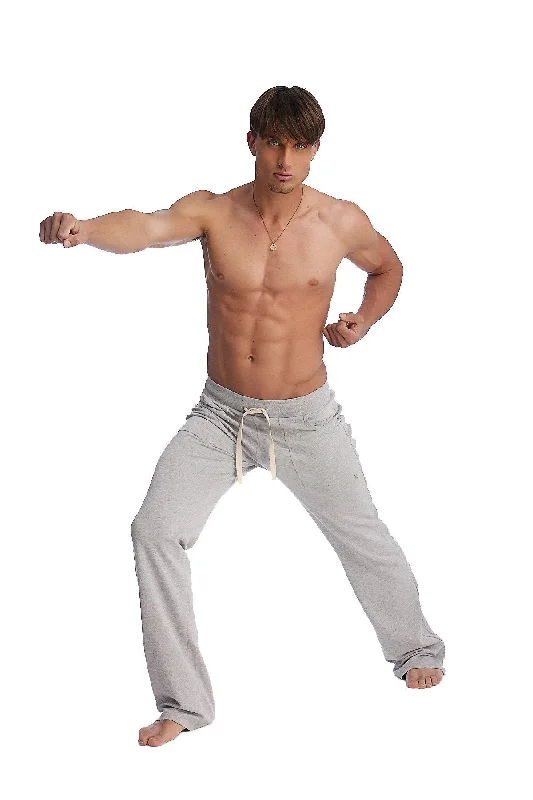 Work-Ready Khakis for Casual Office Wear-Eco-Track & Yoga Sweat Pant (Solid Heather Grey)