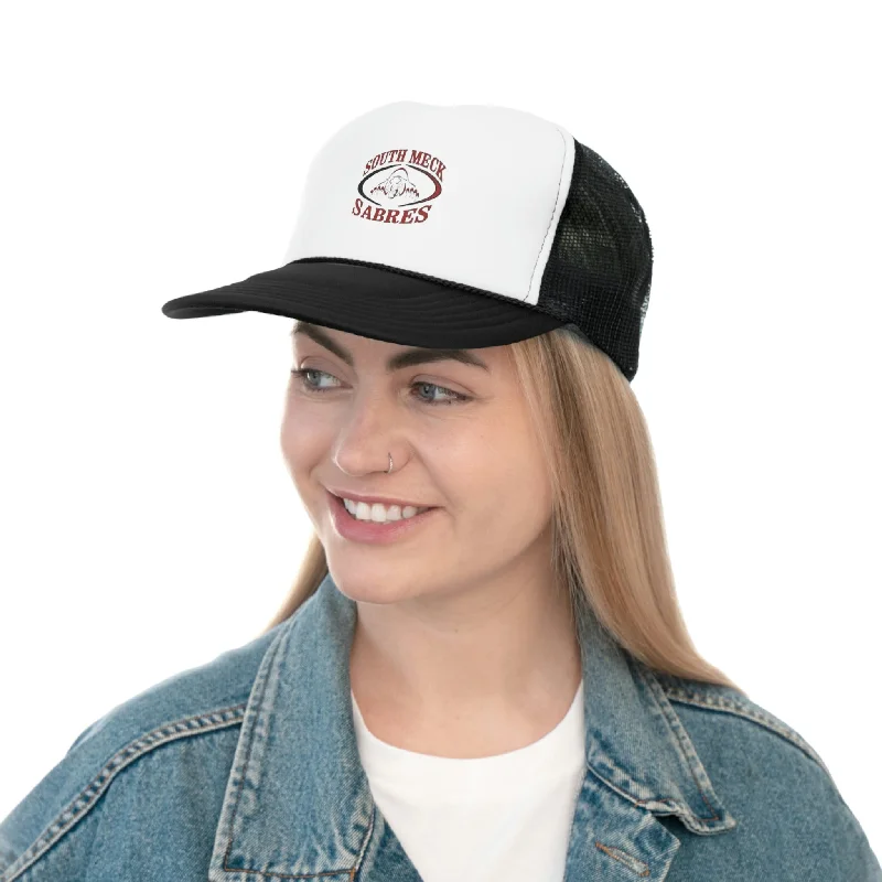 Bold Graphic Hat for Trendsetting Style-South Meck HS Trucker Caps