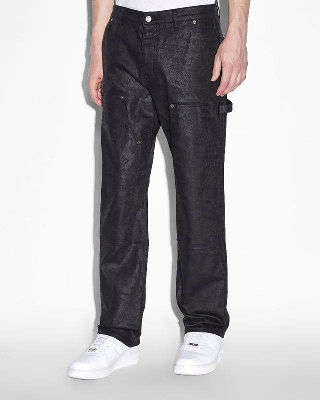 Stylish Pleated Pants for Formal Events-OPERATOR PANT BLACK GREASE