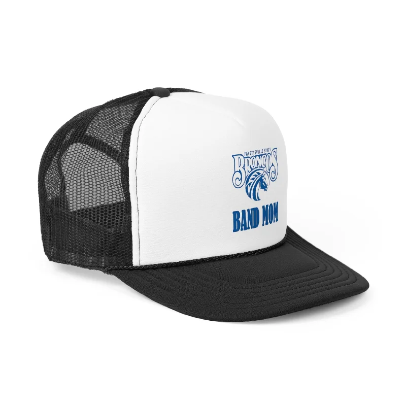 Fashionable Snapback Cap for Modern Style-Fayetteville State Band Mom Trucker Caps