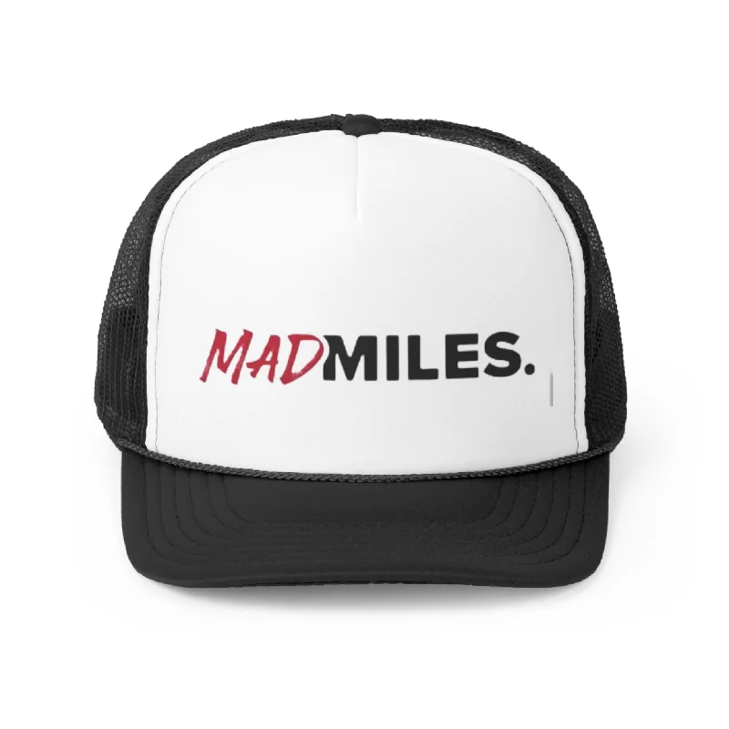 Comfortable Outdoor Hat for Hiking Trips-Mad Miles Trucker Caps