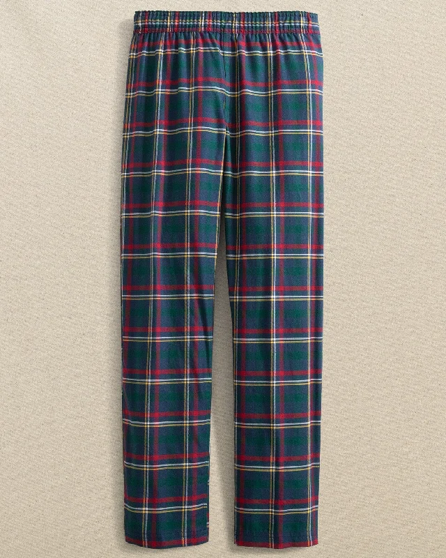 Trendy Camo Pants for Street Style-Kids Holiday Tartan Lounge Pant