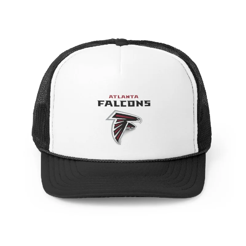 Elegant Sun Hat for Outdoor Weddings-Atlanta Falcons Trucker Caps