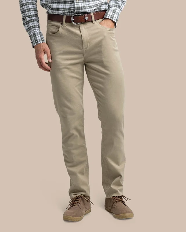 Comfortable Compression Pants for Sports-Sullivan Five Pocket Pant - Sandstone Khaki