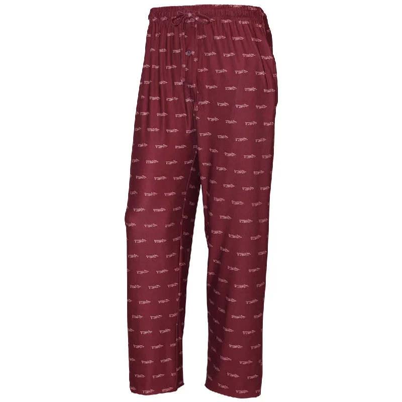 Comfortable Loose-Fit Shorts for Summer Comfort-Concepts Sport Men's Spear All-Over Print Jersey Pant - Garnet