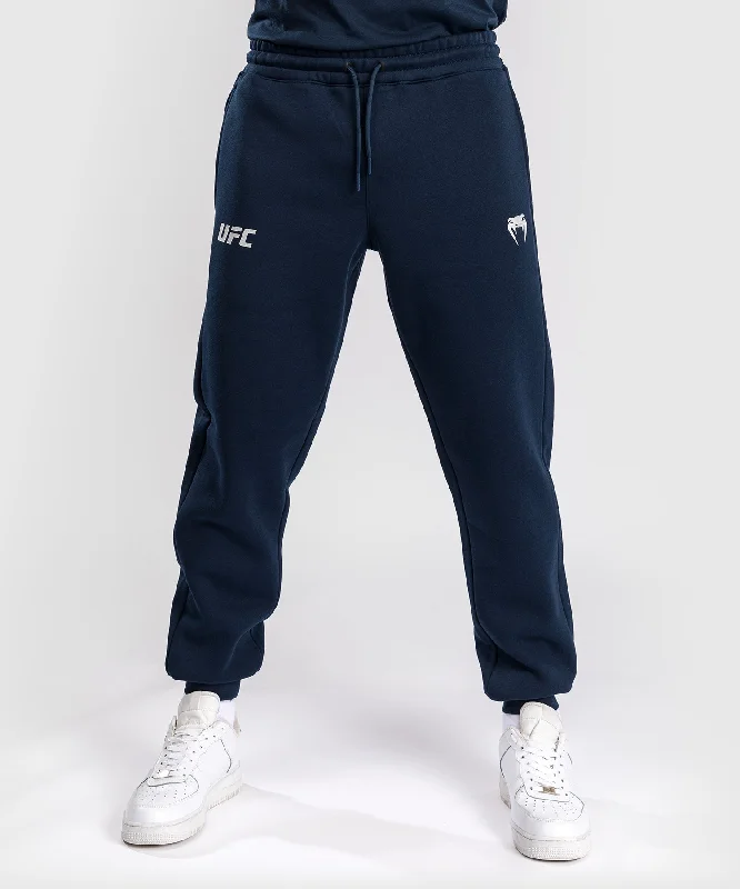 Warm Woolen Trousers for Cold Days-UFC Fusion by Venum Fight Week Men’s Cotton Pant - Solid Oceanic Blue