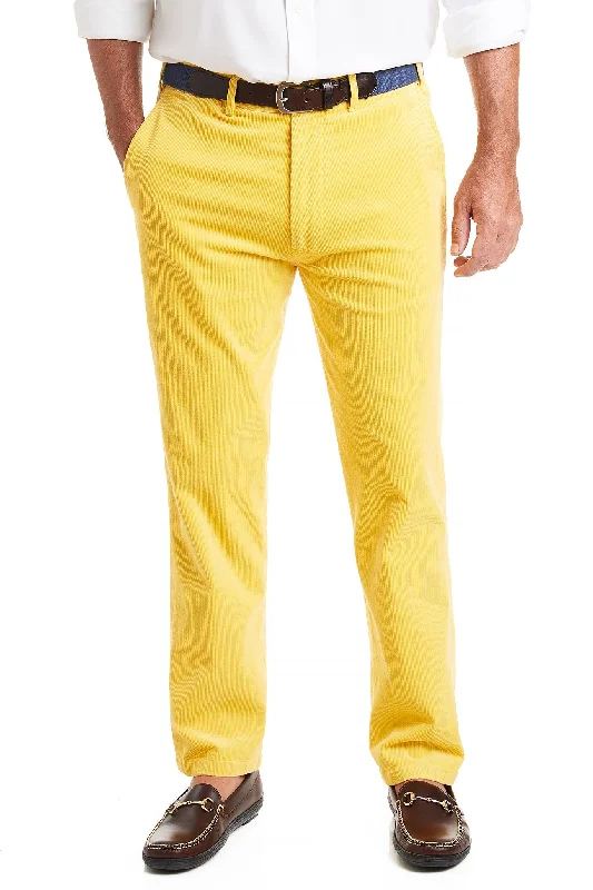 Relaxed Fit Sweatpants for Lounging-Beachcomber Stretch Corduroy Pant Yellow