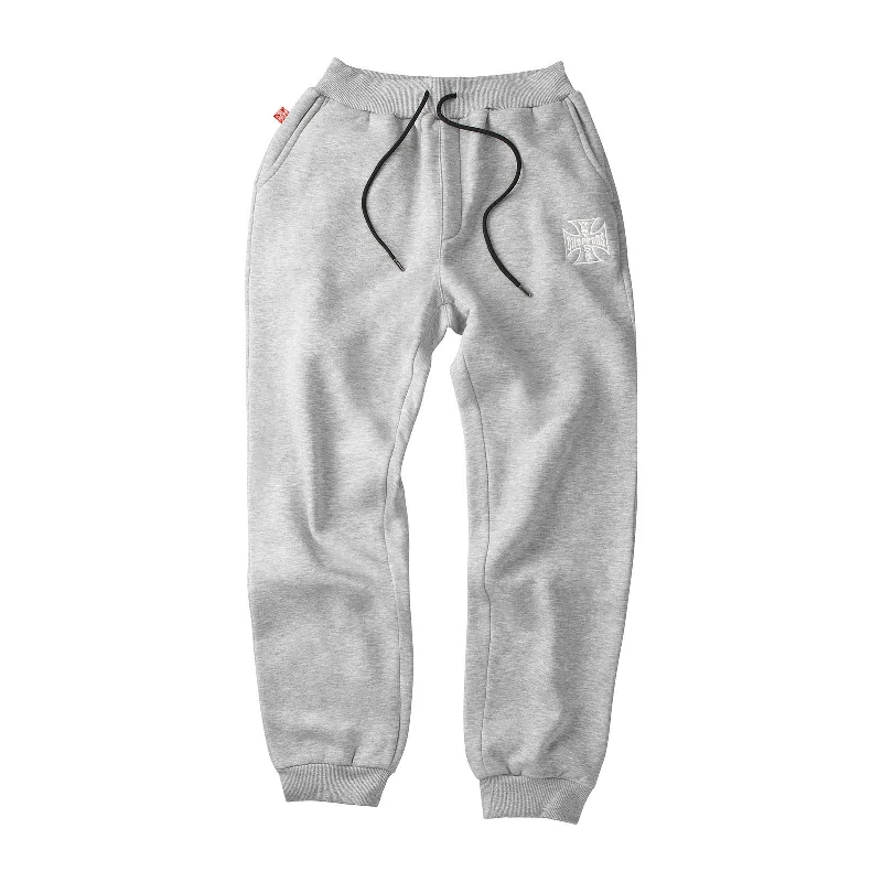 Wide-Legged Linen Pants for Comfort-WCC OG LOOSE FIT SWEATPANT - GREY MELANGE