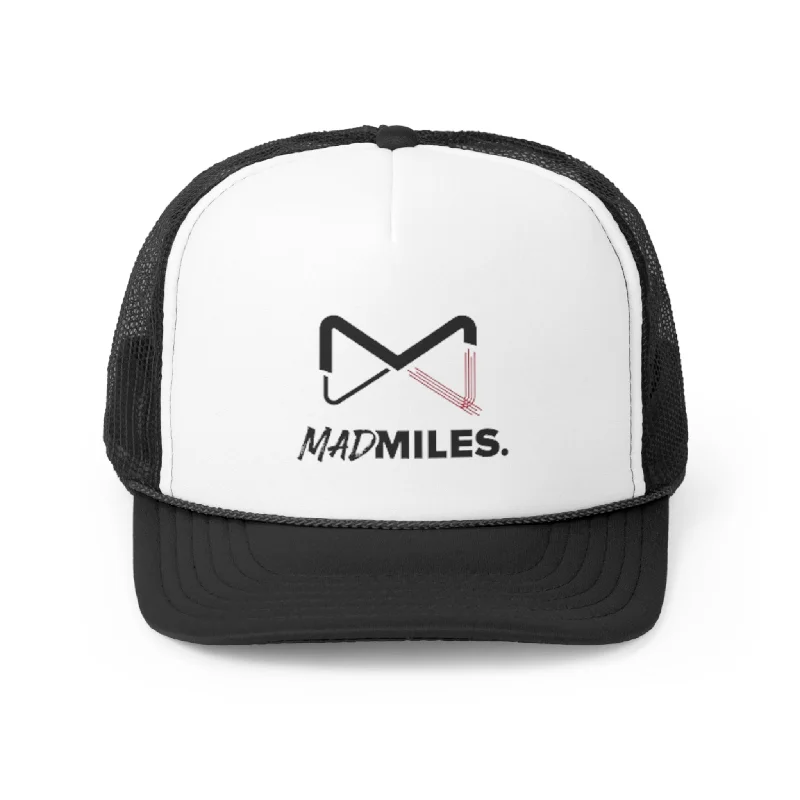 Wool Knit Hat for Timeless Style-Mad Miles Logo Trucker Caps