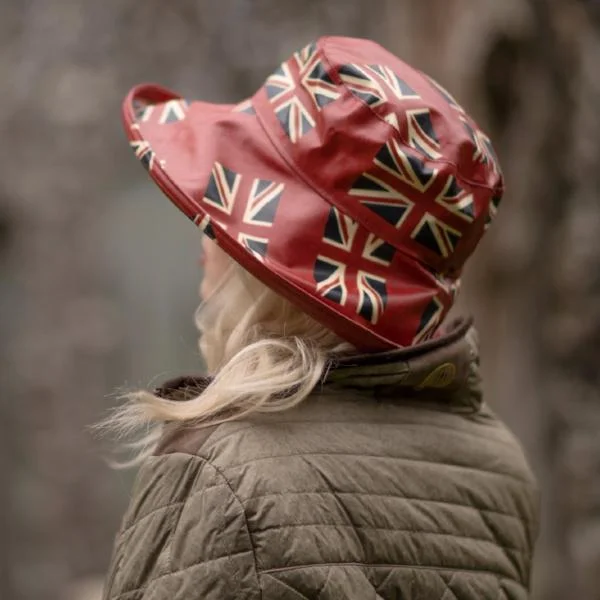 Classic Fedora Hat for Fashionable Style-British Flag Showerproof Sun Hat