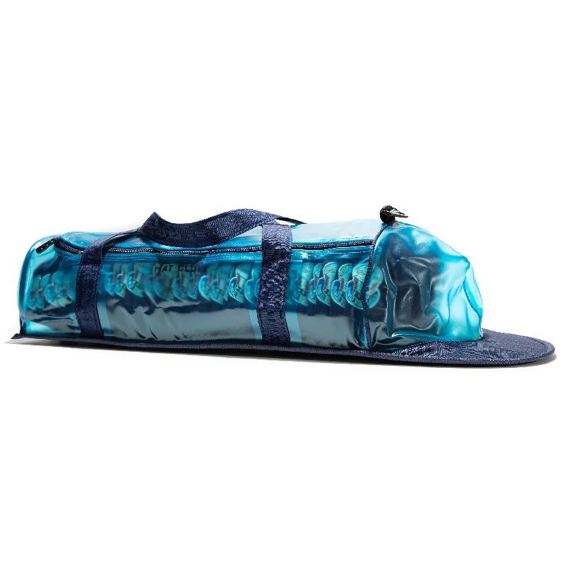 High-Performance Cycling Cap for Athletes-Hat Club 30 Cap Frosted Duffle Bag - Light Blue