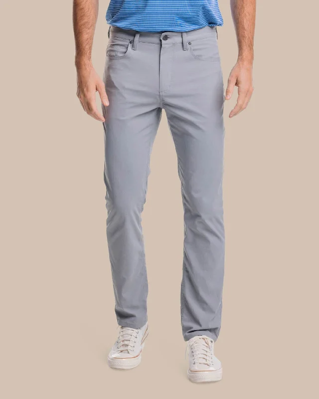 Classic Black Trousers for Office Wear-Intercoastal Performance Pant - Steel Grey