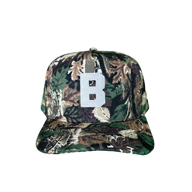 Quick-Drying Hat for Active Lifestyle-CAMO SNAPBACK HAT