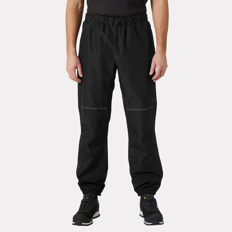 Professional Suit Pants for Business Attire-Helly Hansen Men's Manchester 2.0 Shell Rain Pant