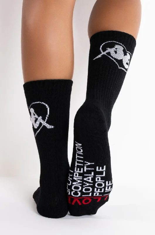 Colorful Crew Socks for Bold Style-KAPPA ENDLESS LOVE ANKLE SOCKS