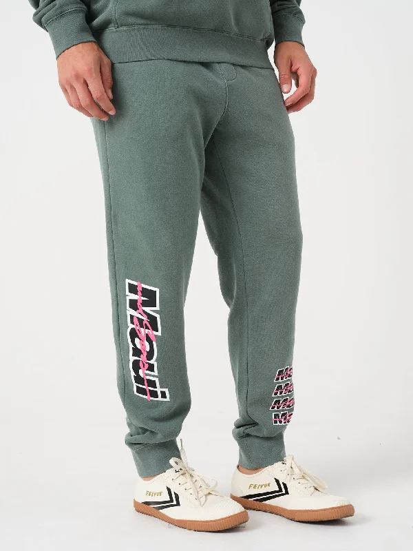 Tailored Formal Pants for Special Occasions-Speed Sweatpant in Alpine Green