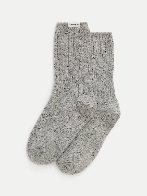 Comfortable Athletic Socks for Gym Workouts-The Donegal Winter Socks in Grey