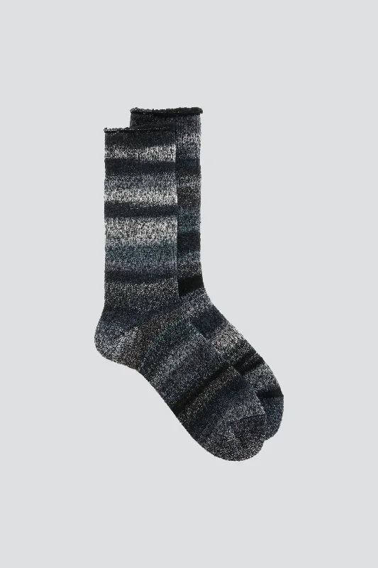 Stretch Socks for Perfect Fit-Black Fluffy Socks