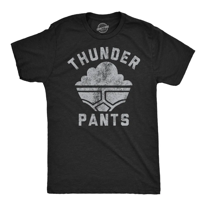 Relaxed Fit Sweatpants for Lounging-Thunder Pants Men's T Shirt