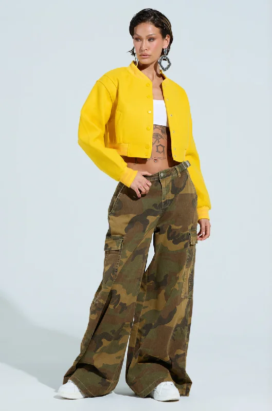 Trendy High-Waisted Denim for Vintage Style-HIDDEN IN PLAIN SIGHT CARGO PANT