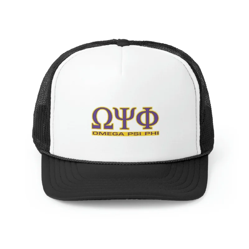 Classic Cowboy Hat for Western Style-Omega Psi Phi Trucker Caps