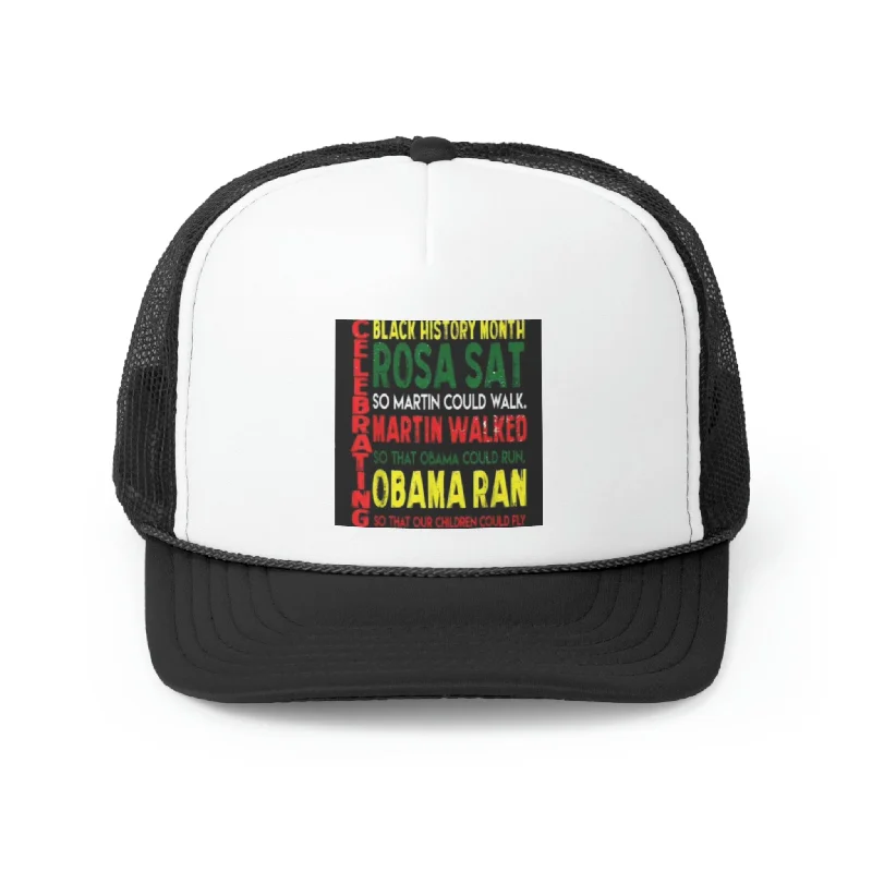 Sleek Running Cap for Performance Wear-Celebrating Black History Month Trucker Caps