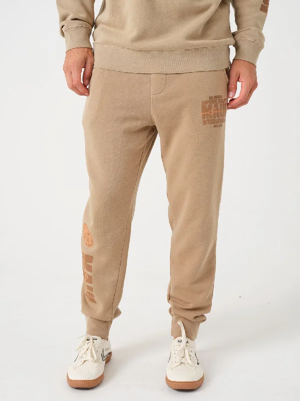 Soft Cotton Shorts for Summer Days-Original Sweatpant in Sand