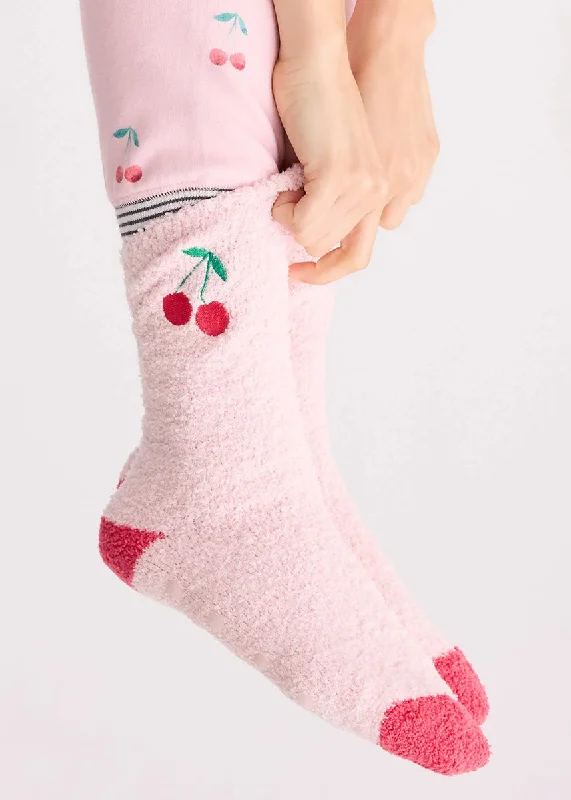 Warm Thermal Socks for Extreme Cold Weather-Fun Socks - Cherry