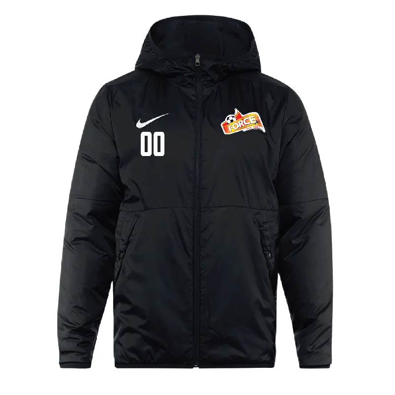 Practical Utility Work Jacket for Professional Use-FORCE Nike Park 20 Repel Winter Jacket Black