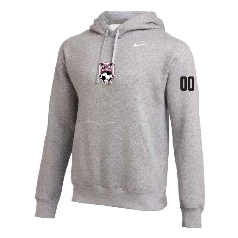 Graphic Print Hoodie for Trendy Style-Verona (Patch) Nike Club Hoodie Grey