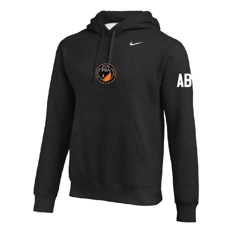 Oversized Pullover Hoodie for Casual Comfort-PSA Princeton (Patch) Nike Club Hoodie Black