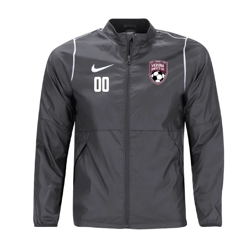 Padded Jacket for Extra Insulation in Cold Weather-Verona Nike Park 20 Rain Jacket Grey