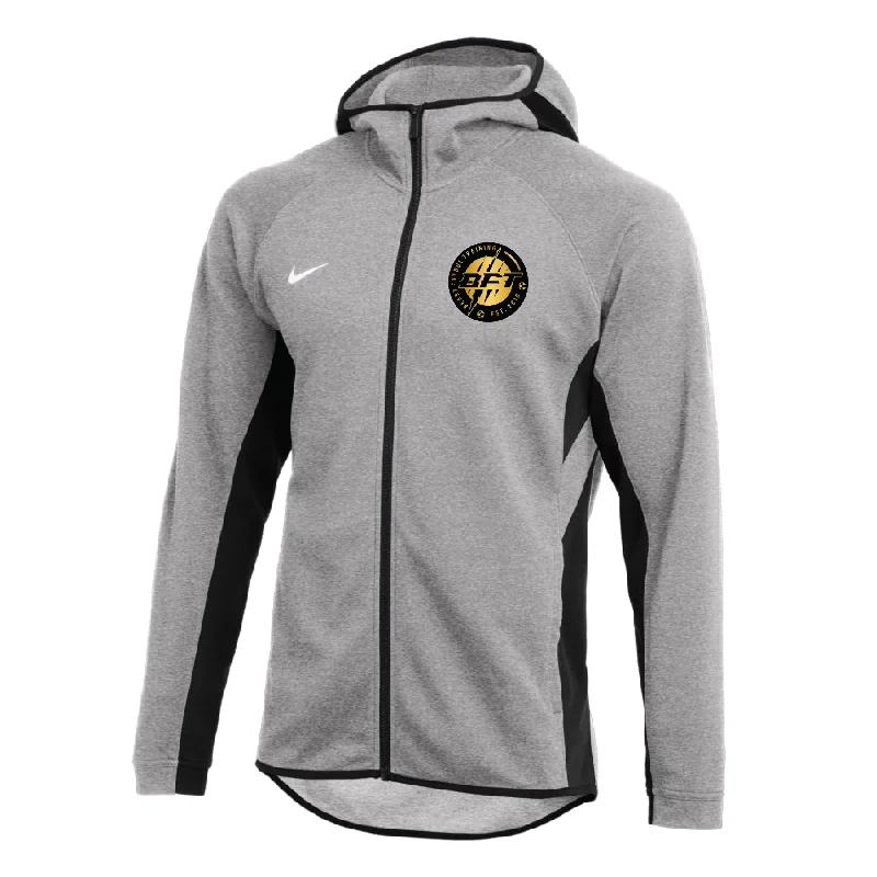 Customizable Hoodie for Personalized Apparel-Beast Futbol Training Nike Showtime Full-Zip Hoodie Grey