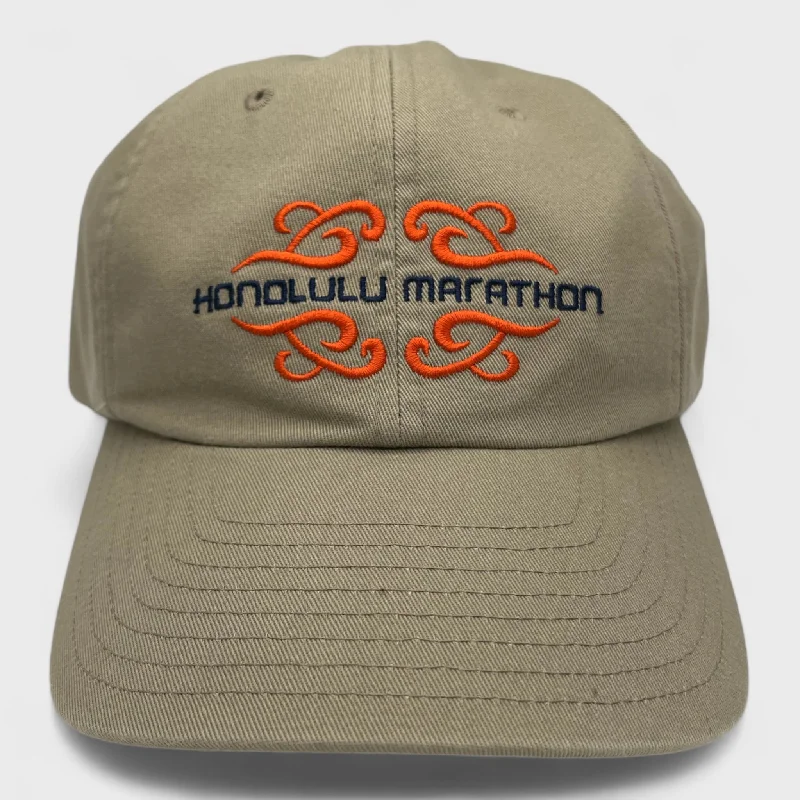 Stylish Newsboy Cap for Fashion-Forward Look-Vintage 2000 Honolulu Marathon Strapback Hat