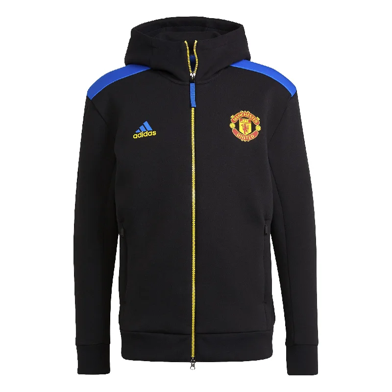 Stylish Green Army Jacket for Everyday Wear-adidas Manchester United adidas Z.N.E. Anthem Jacket - MEN'S