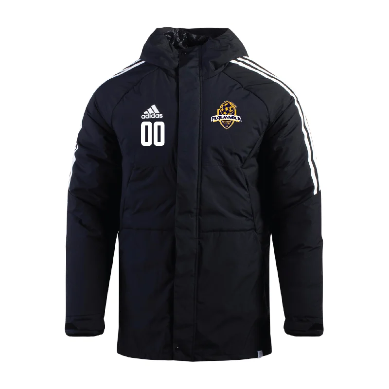 Trendy Tweed Jacket for Classic Fashion-Pequannock SC adidas Condivo 22 Stadium Parka Jacket Black